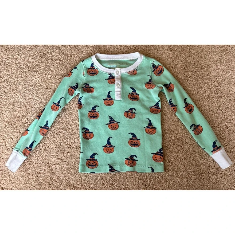 The Beaufort Bonnet Company Sara Jane Pumpkin Top Only Pajama Size 2